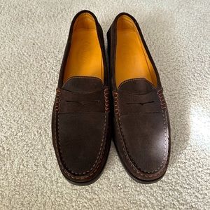 TODs brown suede loafers TODs size 40 1/2